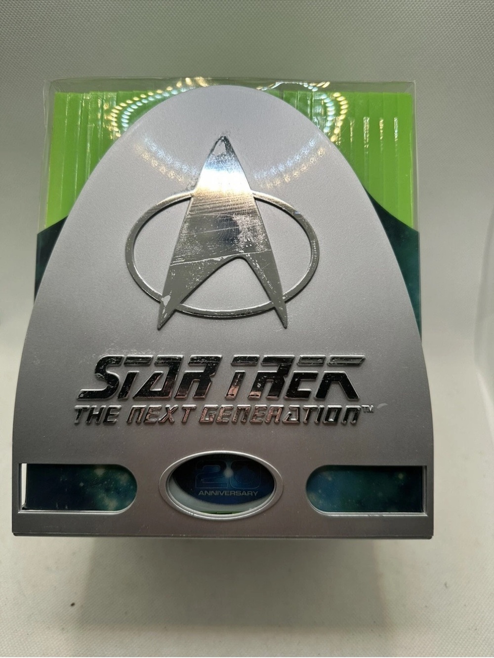 Star Trek The Next Generation 20th Anniversary Collector Set - Silver & Green